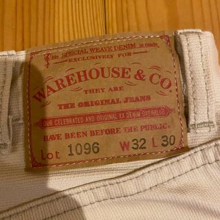 ウエアハウス(WAREHOUSE)のWAREHOUSE ウエアハウス ピケパンツ Lot 1096 w32(チノパン)