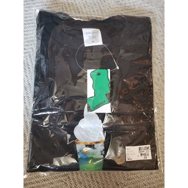 whimsy socks コメダ珈琲 komeda コラボ Tシャツ ブラック メンズのトップス(Tシャツ/カットソー(半袖/袖なし))の商品写真