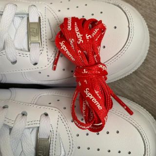 シュプリーム(Supreme)のsupreme AF1 赤シューレース　靴ひも　新品(スニーカー)