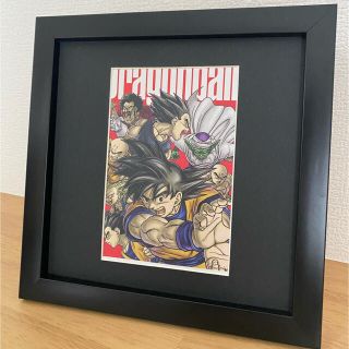 ドラゴンボール(ドラゴンボール)の【額装品】ドラゴンボール　鳥山明　ポストカード①(ポスター)