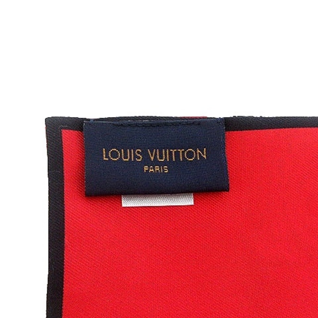 LOUIS VUITTON(ルイヴィトン)のルイヴィトン M73964 バンドー トランク スカーフ シルク バッグ マロン レディースのファッション小物(バンダナ/スカーフ)の商品写真