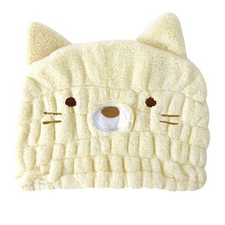 サンエックス(サンエックス)の(新品)すみっコぐらしタオルキャップ ねこ(タオル)