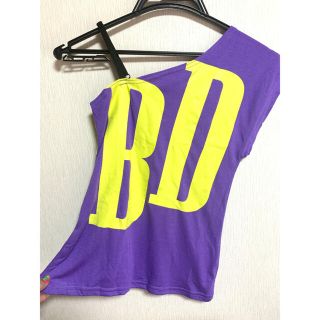 ベビードール(BABYDOLL)の【ベビードールディープ】【新品タグ付き】パープルワンショルトップス♪(Tシャツ/カットソー)