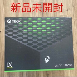 エックスボックス(Xbox)の新品未開封 xbox series x 本体(家庭用ゲーム機本体)