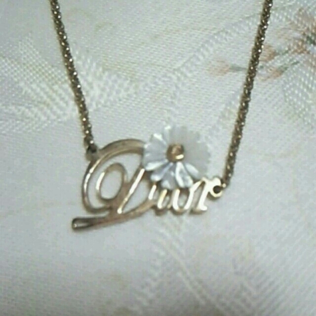 Christian Dior(クリスチャンディオール)の【MI様専用】USED★Christian Dior♡ディオールネックレス  レディースのアクセサリー(ネックレス)の商品写真