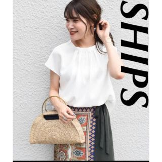 シップス(SHIPS)のSHIPS  半袖ブラウス　12,960円(シャツ/ブラウス(半袖/袖なし))