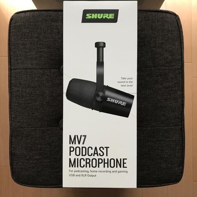 新品　SHURE MV7-K-J マイク　ブラック