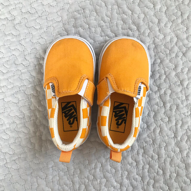 VANS(ヴァンズ)の【専用】vans スリッポン14㎝☆オールドスクール☆チェッカー キッズ/ベビー/マタニティのベビー靴/シューズ(~14cm)(スニーカー)の商品写真