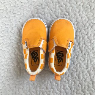 ヴァンズ(VANS)の【専用】vans スリッポン14㎝☆オールドスクール☆チェッカー(スニーカー)