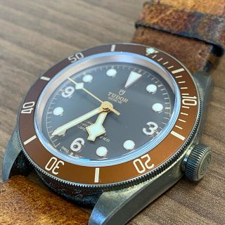 チュードル(Tudor)のTUDOR ヘリテージブラックベイ　79250BM 【美品】(腕時計(アナログ))