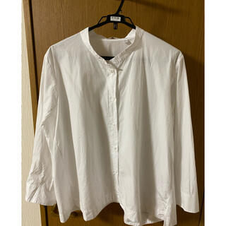 ユニクロ(UNIQLO)のユニクロジルサンダーの白シャツ(シャツ/ブラウス(長袖/七分))