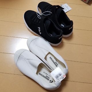 フィラ(FILA)の専用　FILA　スニーカー　19㎝　ブラック+上履き(スニーカー)