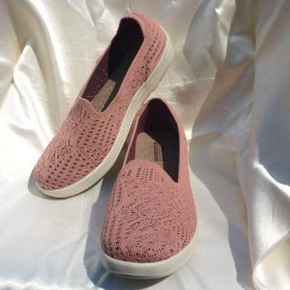 スケッチャーズ(SKECHERS)の新品24cm★スケッチャーズ ローズピンクメッシュスリッポン16512/(スニーカー)