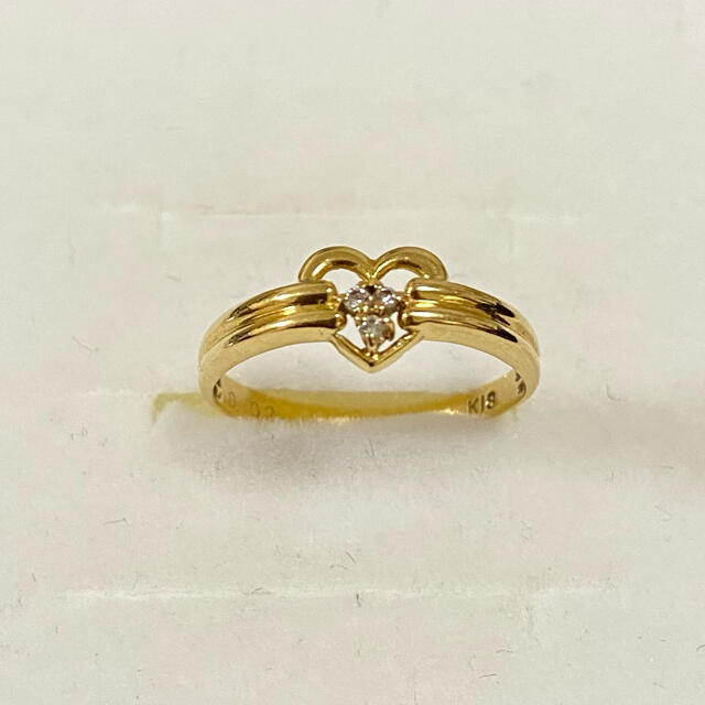 JEWELRY TSUTSUMI(ジュエリーツツミ)のk18 ハート　ダイヤモンドリング レディースのアクセサリー(リング(指輪))の商品写真