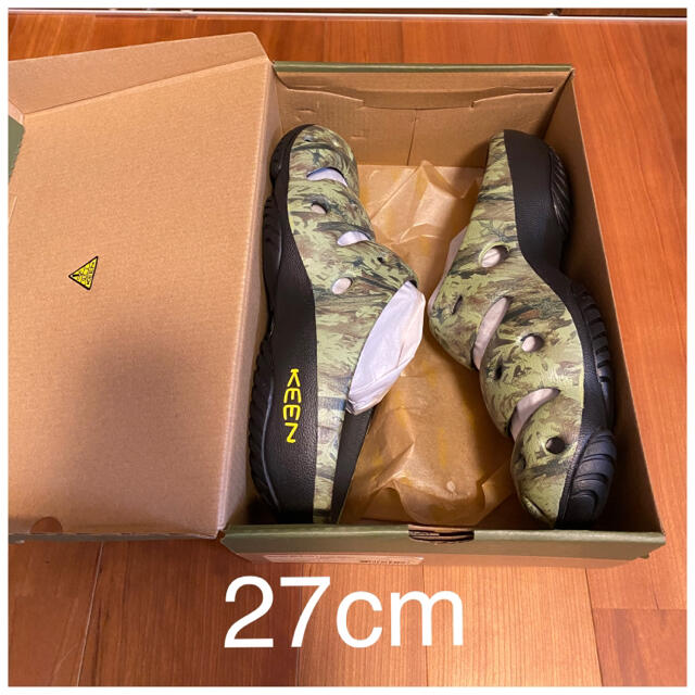 KEEN(キーン)の27cm 新品未使用 KEEN キーン ヨギ アーツ サンダル 迷彩 カモフラ柄 メンズの靴/シューズ(サンダル)の商品写真