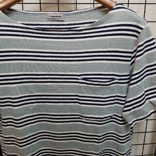 アンダーカバー(UNDERCOVER)の日本製 UNDERCOVERISM Border S/S Tee ボートネック(Tシャツ/カットソー(半袖/袖なし))