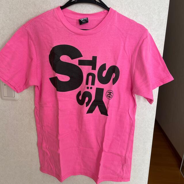 STUSSY(ステューシー)のステューシー　STUSSY ロゴ　Tシャツ　ピンク　S  メンズのトップス(Tシャツ/カットソー(半袖/袖なし))の商品写真