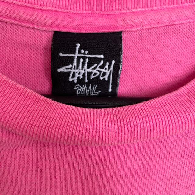 STUSSY(ステューシー)のステューシー　STUSSY ロゴ　Tシャツ　ピンク　S  メンズのトップス(Tシャツ/カットソー(半袖/袖なし))の商品写真