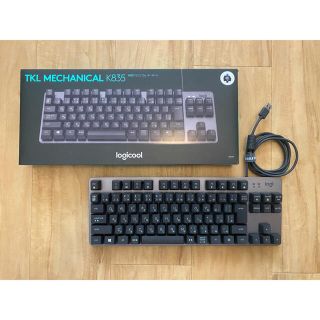 【美品】logicool ロジクール メカニカルキーボード 有線 K835GPB(PC周辺機器)