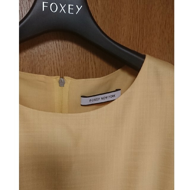 （新品未使用）FOXEY NY Flora Dress シトロン 40