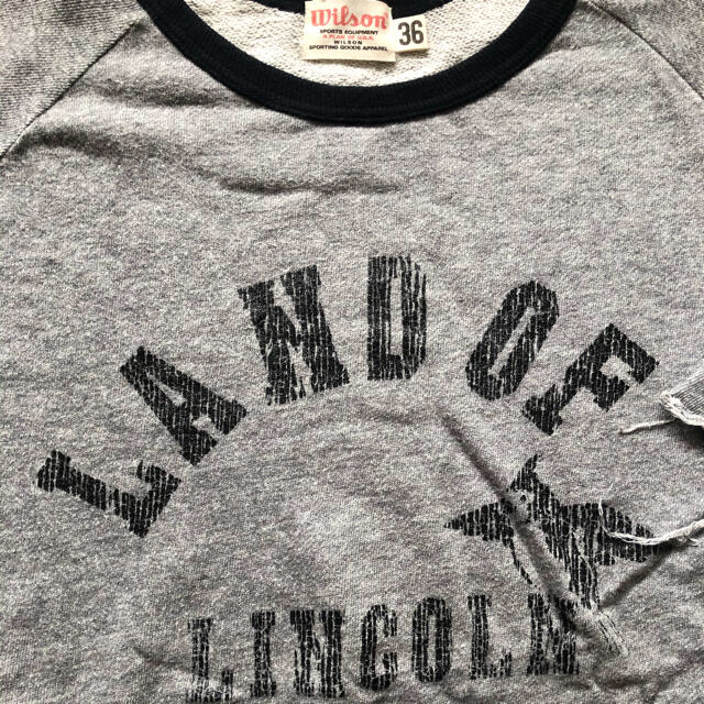 wilson(ウィルソン)のWilson スエットTシャツ メンズのトップス(Tシャツ/カットソー(半袖/袖なし))の商品写真
