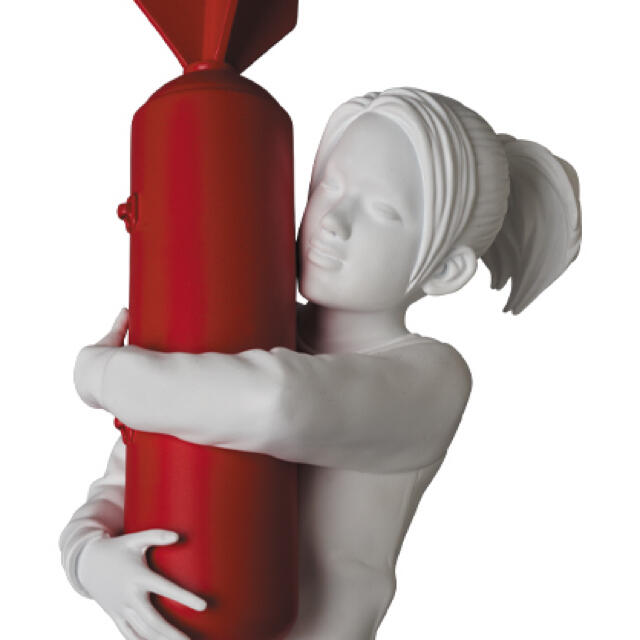 MEDICOM TOY(メディコムトイ)のbomb hugger red ver. エンタメ/ホビーの美術品/アンティーク(彫刻/オブジェ)の商品写真