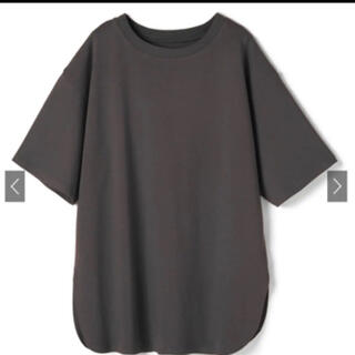 グレイル(GRL)のオーバーサイズラウンドヘムTシャツ(Tシャツ(半袖/袖なし))