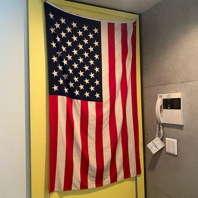 アメリカ国旗　ビンテージ　90x145cm American flag