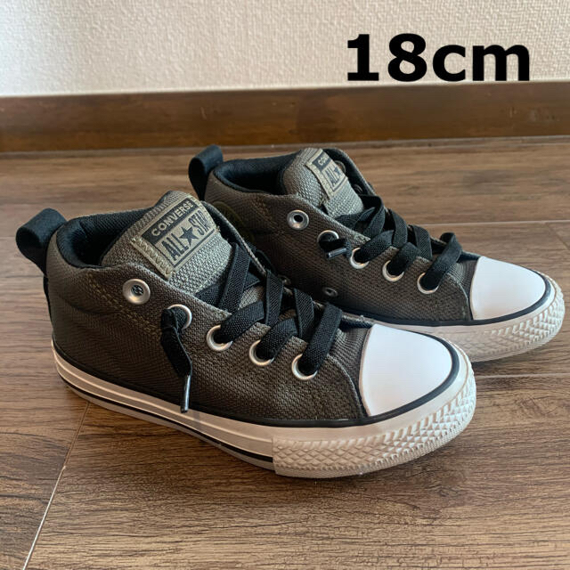 CONVERSE(コンバース)のコンバース　オールスター　ミッドカット　キッズ　スニーカー　18cm キッズ/ベビー/マタニティのキッズ靴/シューズ(15cm~)(スニーカー)の商品写真