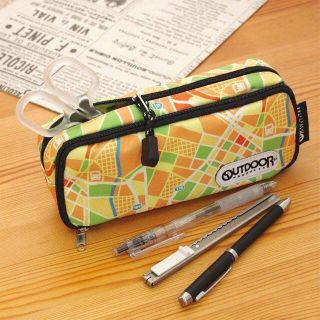 【新品・タグ付き】OUTDOOR ペンケース ダブル アウトドア カリフォルニア(ペンケース/筆箱)