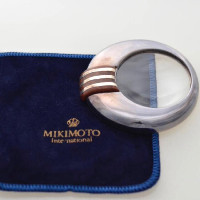 MIKIMOTO(ミキモト)の★希少★ミキモト★925★シルバー★ウッド★ルーペ★拡大鏡 レディースのアクセサリー(その他)の商品写真