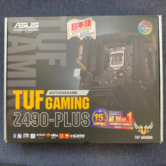 ASUS(エイスース)のASUS TUF GAMING Z490-PLUS スマホ/家電/カメラのPC/タブレット(PC周辺機器)の商品写真