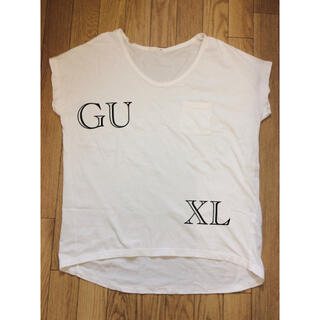 ジーユー(GU)の【未使用】GUオーバーサイズTシャツ カットソー(Tシャツ(半袖/袖なし))