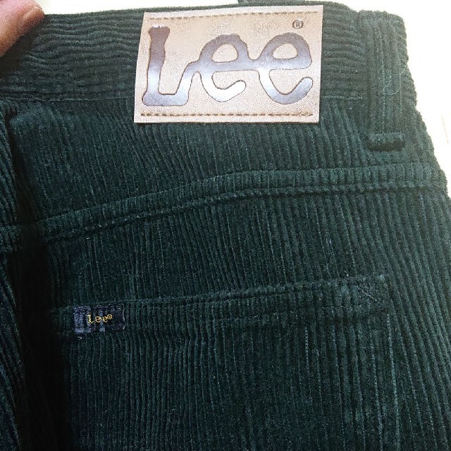 Lee(リー)のLee コーデュロイ 緑色ガウチョ レディースのパンツ(カジュアルパンツ)の商品写真