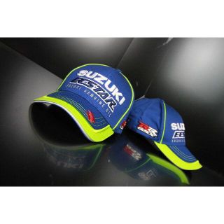 割引き！ 【ECSTAR SUZUKI】motoGP スズキ キャップ 青(装備/装具)