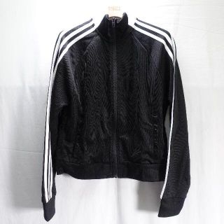 アディダス(adidas)のadidas　ジャージブルゾン　レディース　ブラック(ブルゾン)