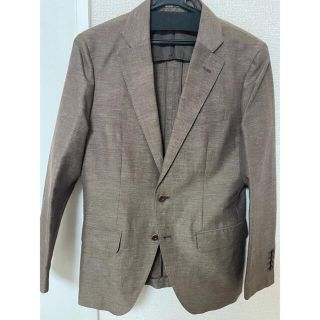 スーツカンパニー(THE SUIT COMPANY)の【美品】リネン混テーラードジャケット(テーラードジャケット)