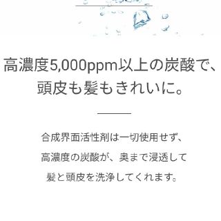 炭酸シャンプー(シャンプー)