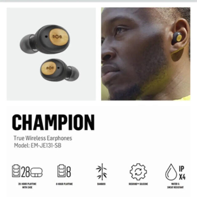 House of Marley ワイヤレスイヤホン CHAMPION 新品 1