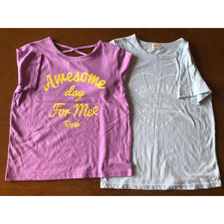 レピピアルマリオ(repipi armario)の女児Tシャツ レピピ　repipi Tシャツ２枚セット(Tシャツ/カットソー)