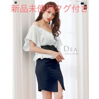 ローブ(ROBE)の新品未使用ローブドフルール　DEA ドレスワンピ　andy好きに(ミニドレス)