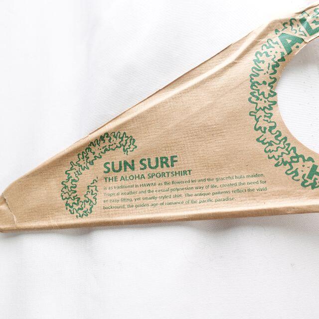 ■SUN SURF アロハシャツ　ブラック・柄　メンズM