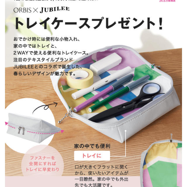 ORBIS(オルビス)の【ORBIS×JUBILEE】トレイケース エンタメ/ホビーのコレクション(ノベルティグッズ)の商品写真