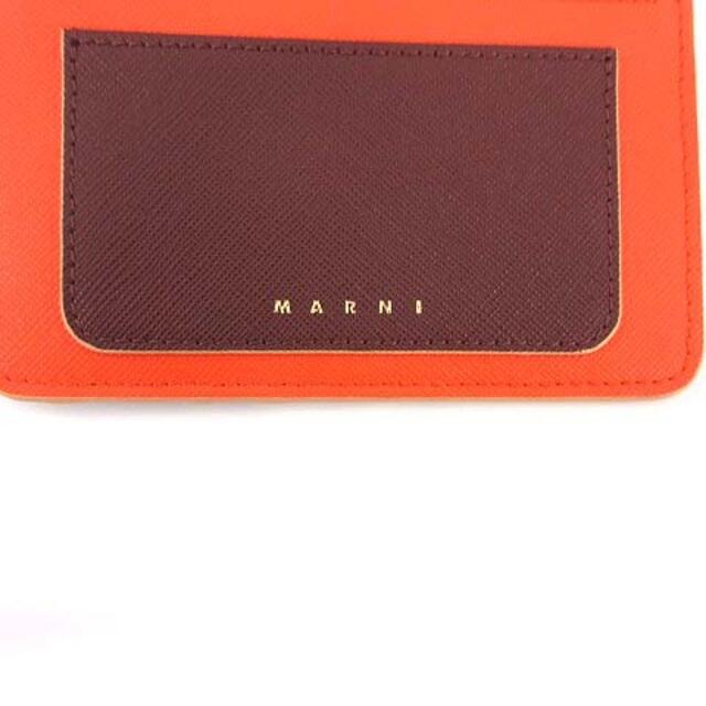 Marni(マルニ)のマルニ 財布 小銭入れ コインケース カードケース 名刺入れ 紺 茶 オレンジ メンズのファッション小物(名刺入れ/定期入れ)の商品写真