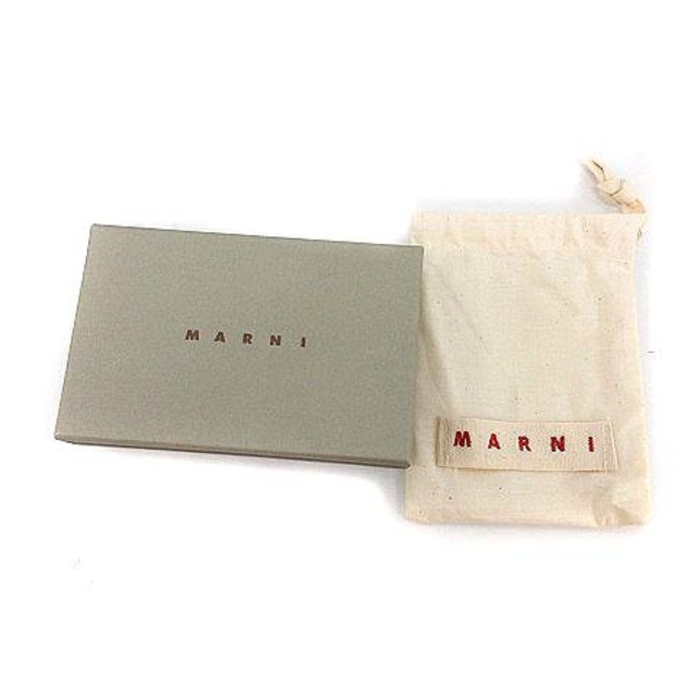 Marni(マルニ)のマルニ 財布 小銭入れ コインケース カードケース 名刺入れ 紺 茶 オレンジ メンズのファッション小物(名刺入れ/定期入れ)の商品写真