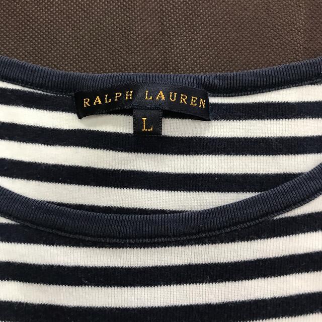 POLO RALPH LAUREN(ポロラルフローレン)のラルフローレン　Tシャツ ボーダー　レディース レディースのトップス(Tシャツ(半袖/袖なし))の商品写真