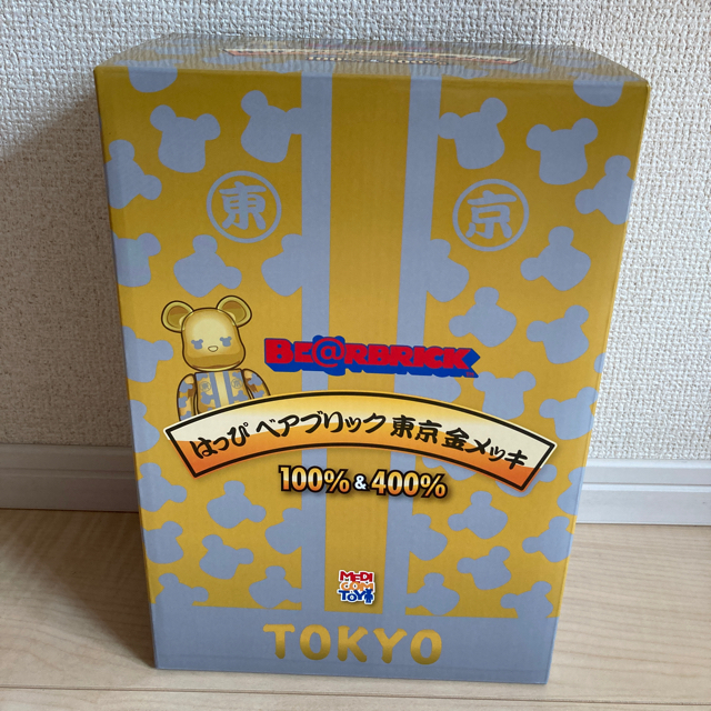 BE@RBRICK はっぴ東京 金メッキ 100% & 400%