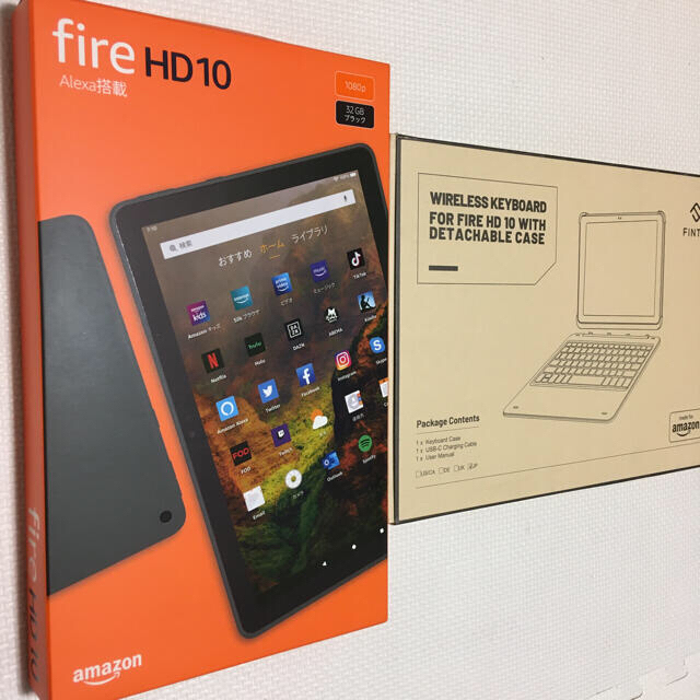 新品未開封Amazon Fire HD 10■超お得■最新タブレットPC■キーボード付き