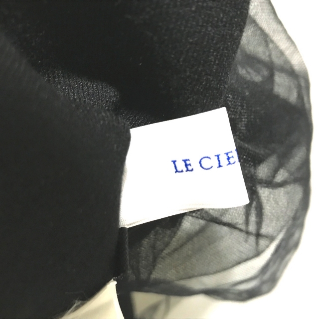 LE CIEL BLEU(ルシェルブルー)のルシェルブルー LE CIEL BLEU レディース アパレル 21S61211 コントラスト チュール トップスその他 ブラック 美品 レディースのレッグウェア(タイツ/ストッキング)の商品写真