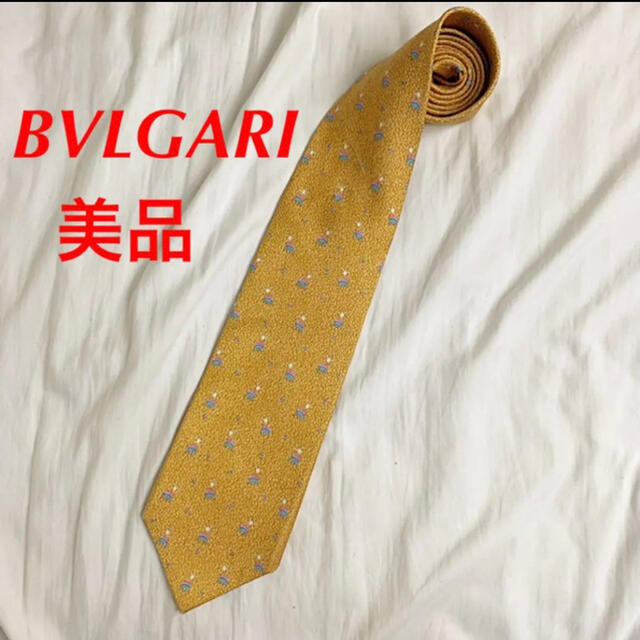 BVLGARI(ブルガリ)の【美品】BVLGARI ネクタイ パターン柄 成人式 卒業式 メンズのファッション小物(ネクタイ)の商品写真